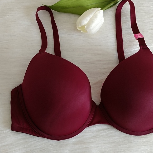 ❌Size 36D PINK VICTORIA'S SECRET PUSH-UP BRA. - Picture 2 of 4